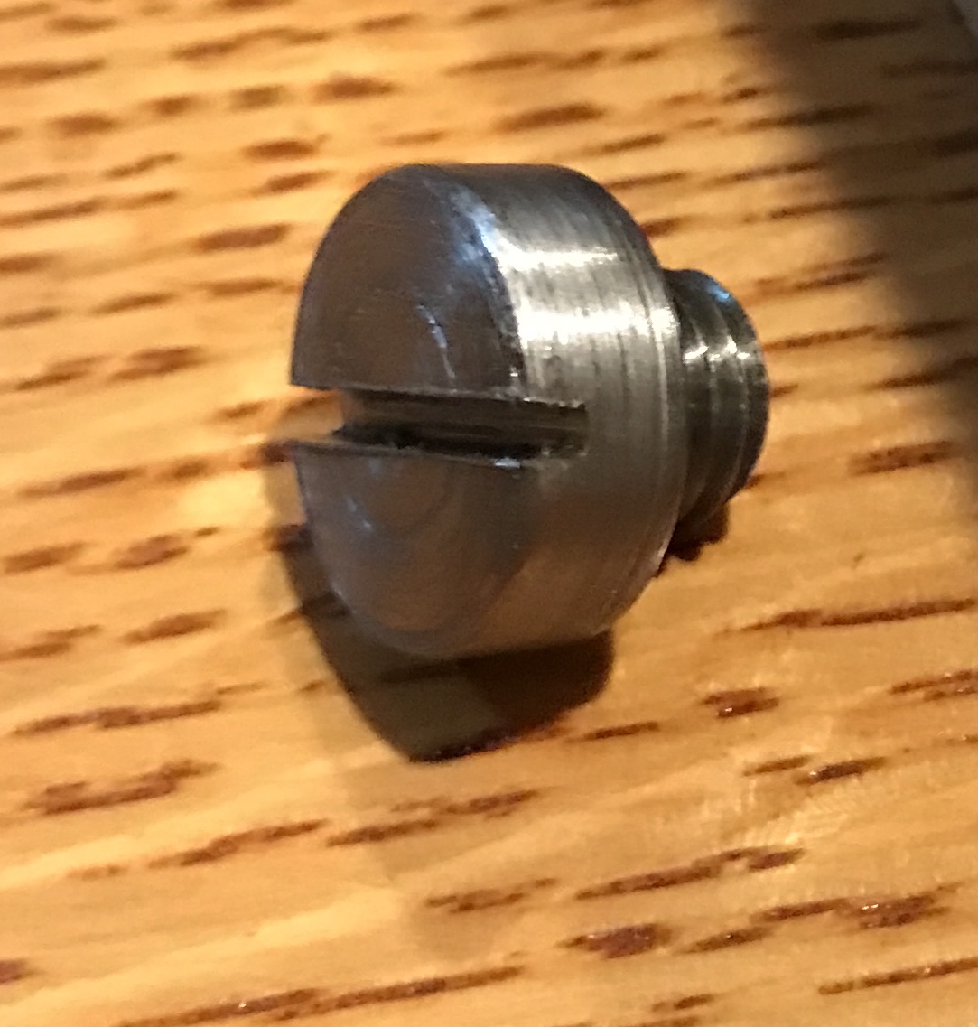 The finished plane cap screw